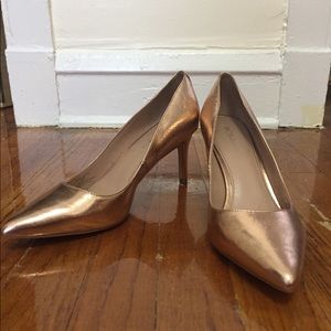 BCBGeneration Rose Gold Pumps—Size 9